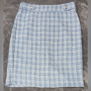 NWT Ann Taylor Lined Tweed Pencil Skirt